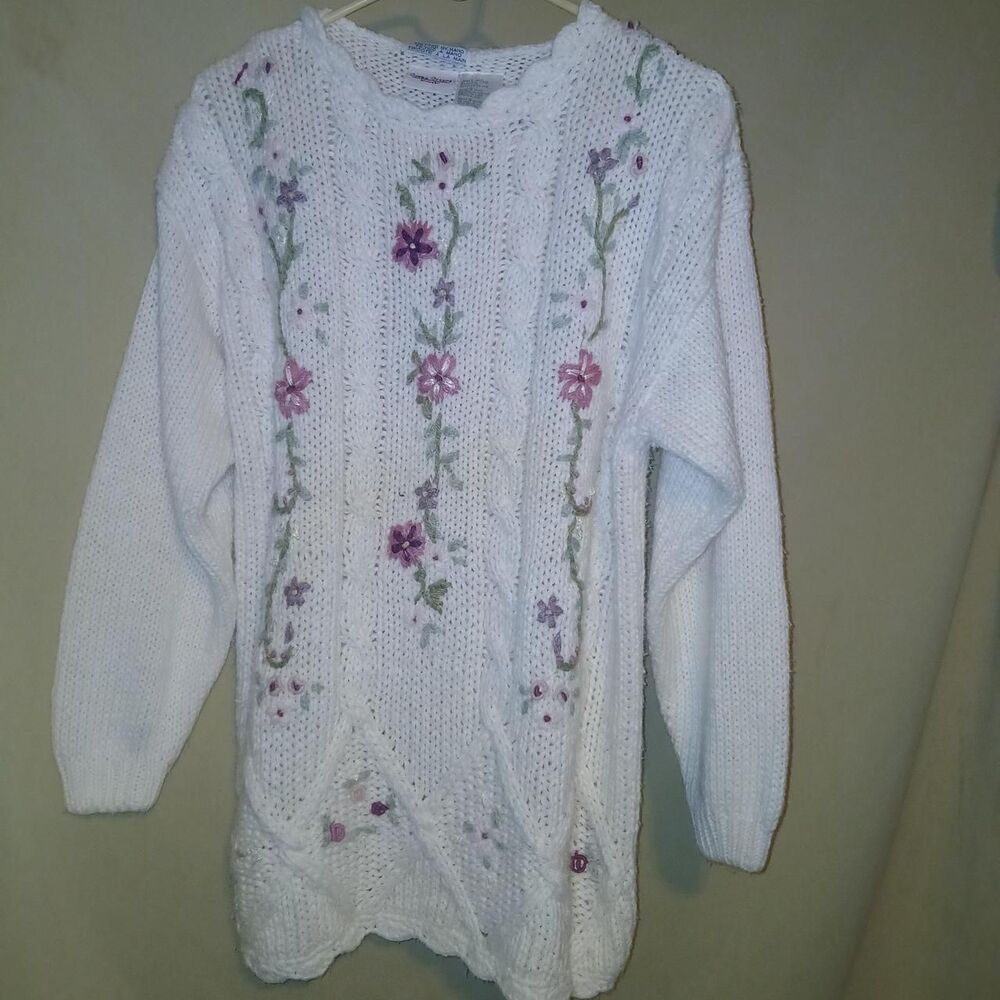 Worthington Women's White and Cream Dress